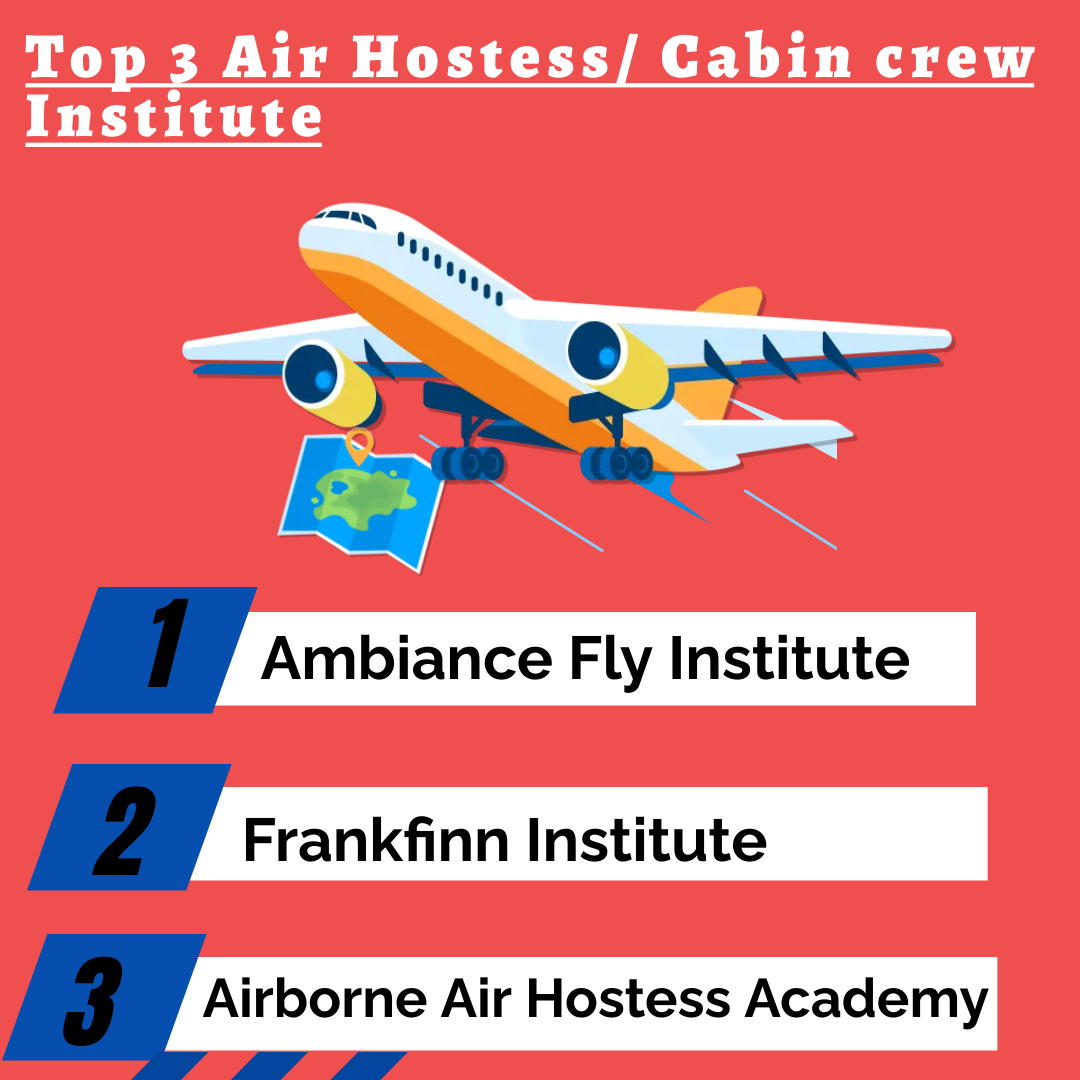 Top 3 Air Hostess Cabin crew Institute in Dwarka, Delhi.