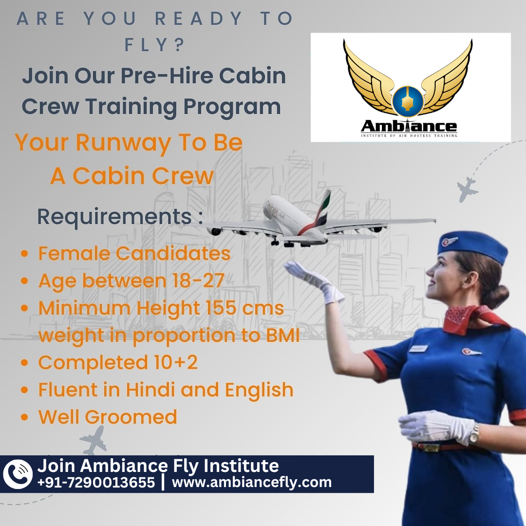 Best Institute for Cabin Crew Training nearby Rajendra Place.
