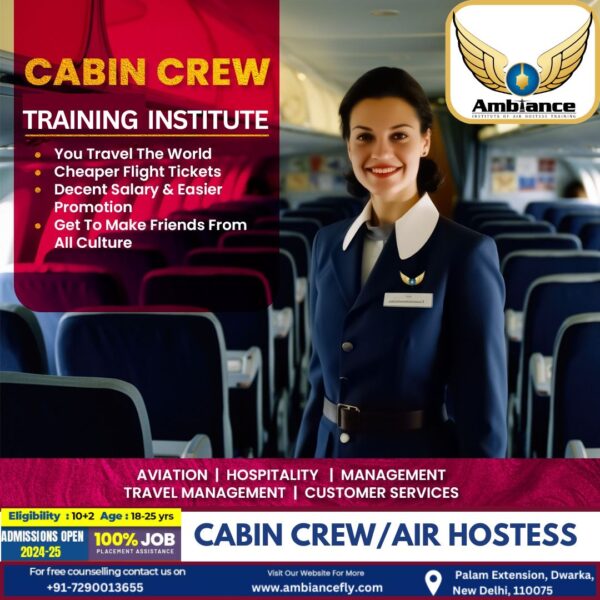 Best Institute for Cabin Crew Course in Delhi Ncr