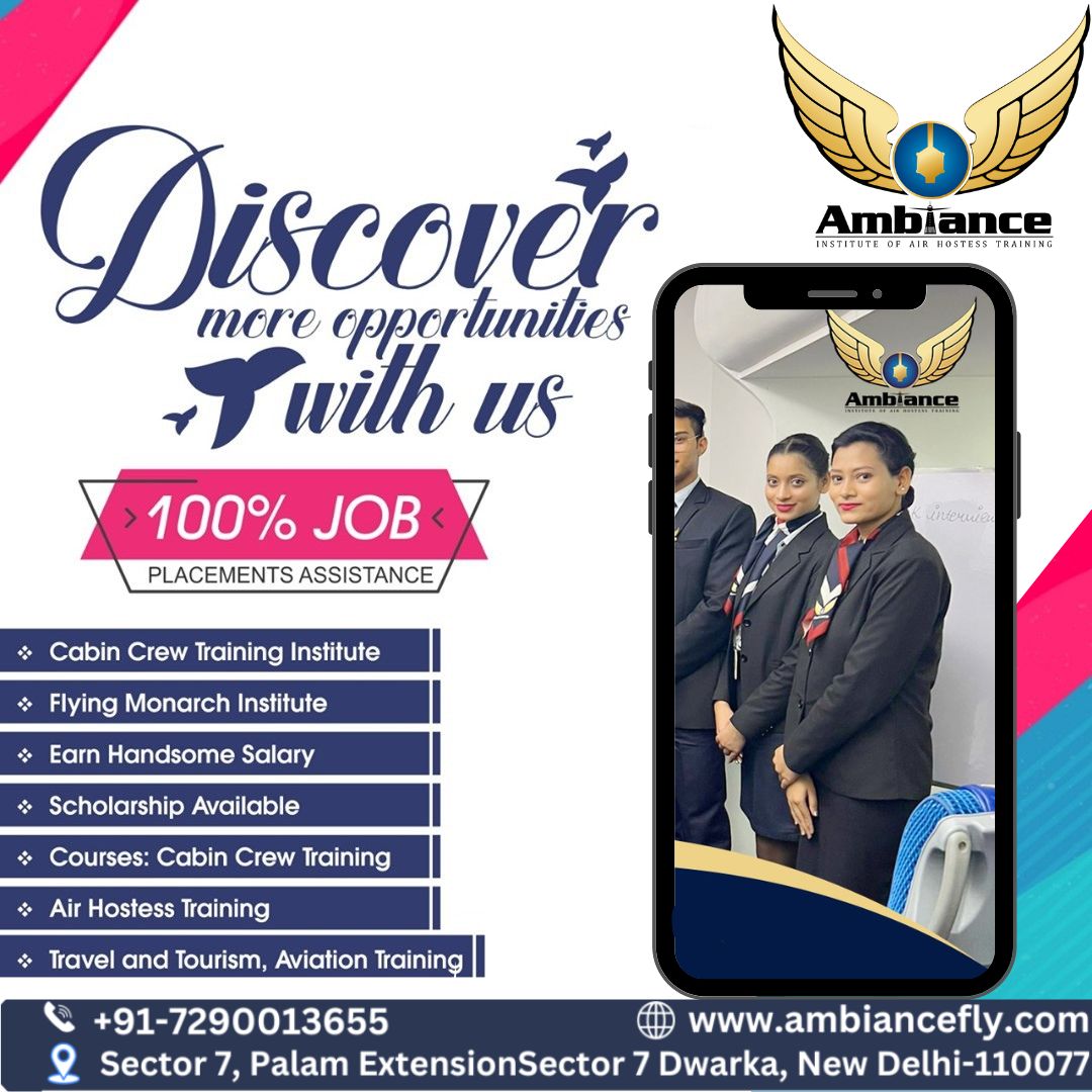 Discover more opportunities in Aviation Course with us