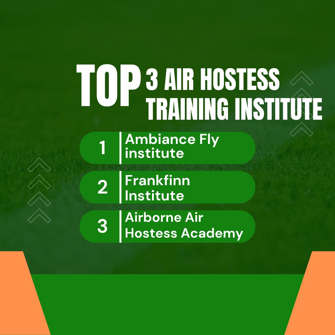 Top 3 Air Hostess Training Institute in Delhi Ncr.