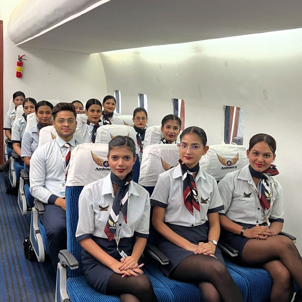 ambiance fly job training for air hostess