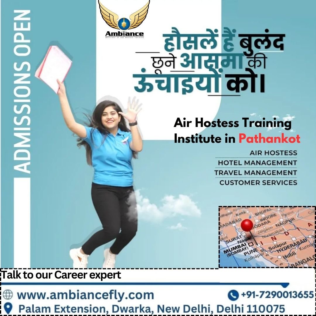 Best Air Hostess Training Institute in Pathankot