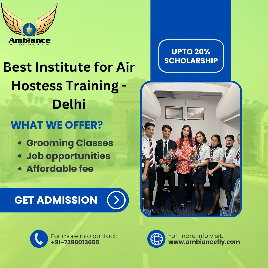 Best Institute for Air Hostess Training - Delhi