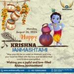 Happy Krishna Janmashtami with Ambiance Fly Institute