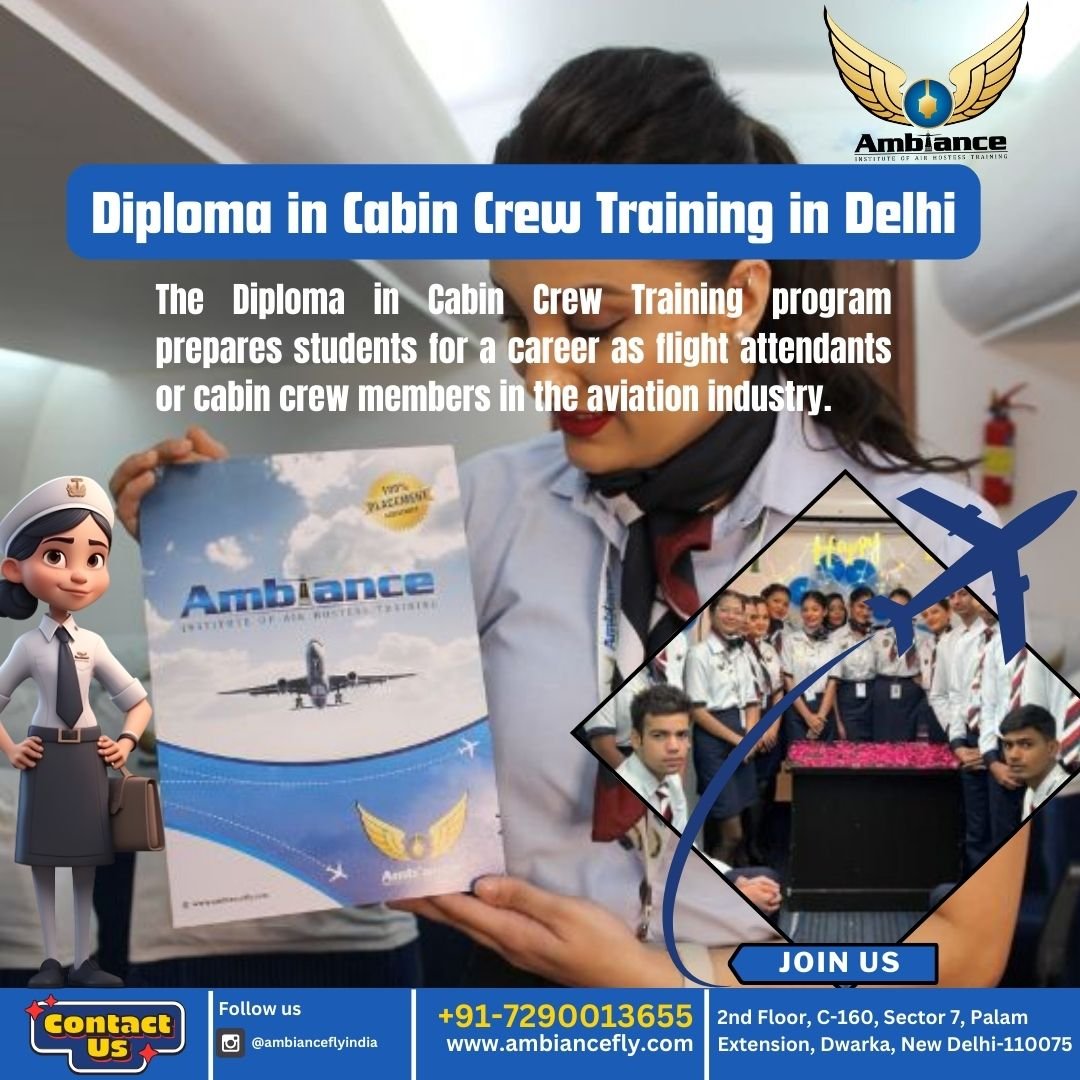 Diploma in Cabin Crew Training in Delhi