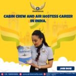 Cabin crew and air hostess career in India.