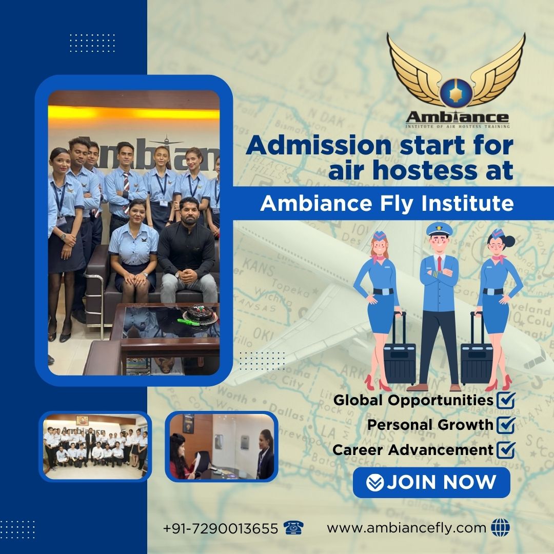 Admission start for air hostess