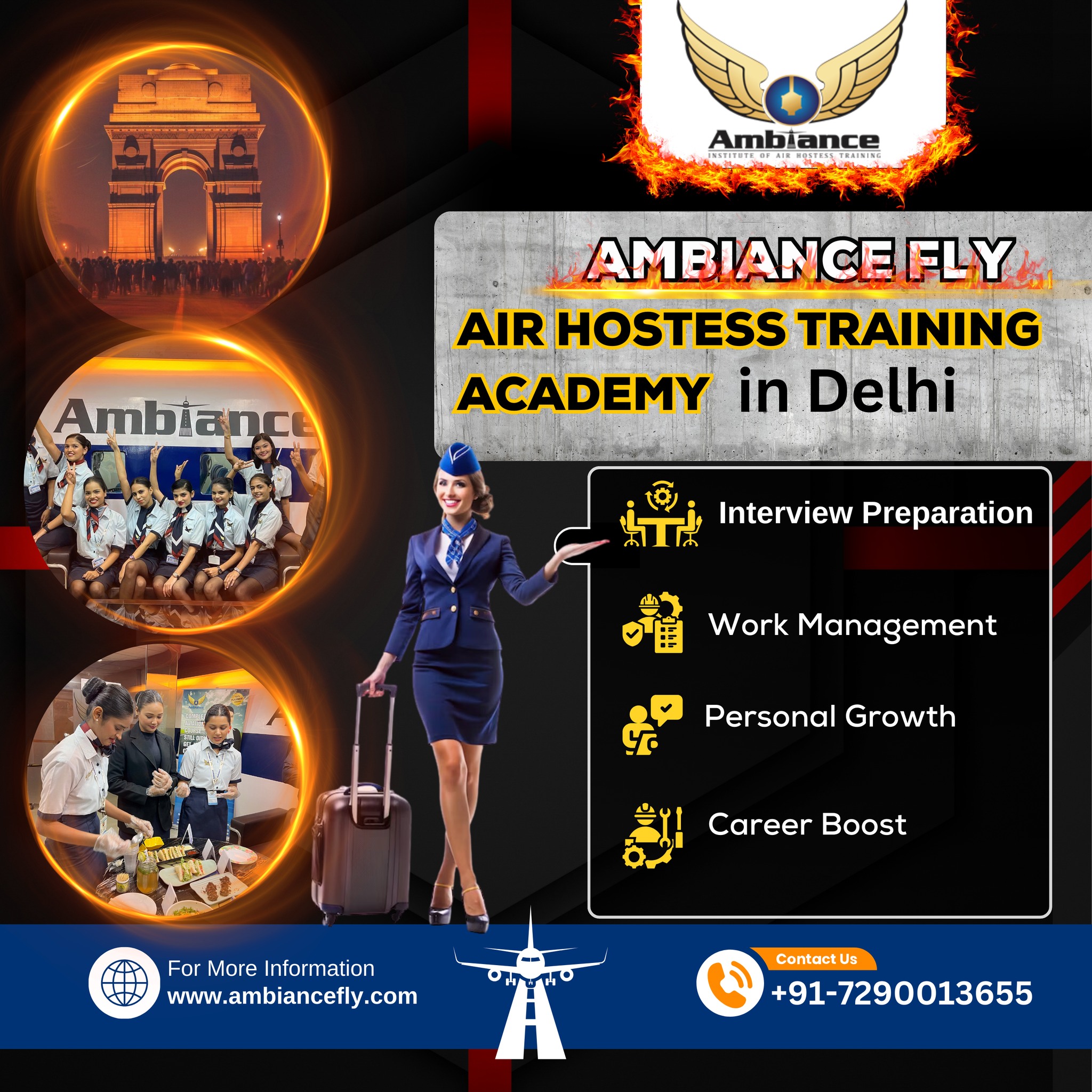 Ambiancefly - Air Hostess Training Academy in Delhi