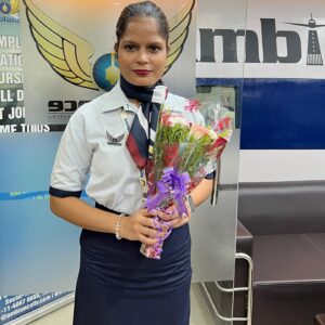 Nisha Tiwari seclection in air india