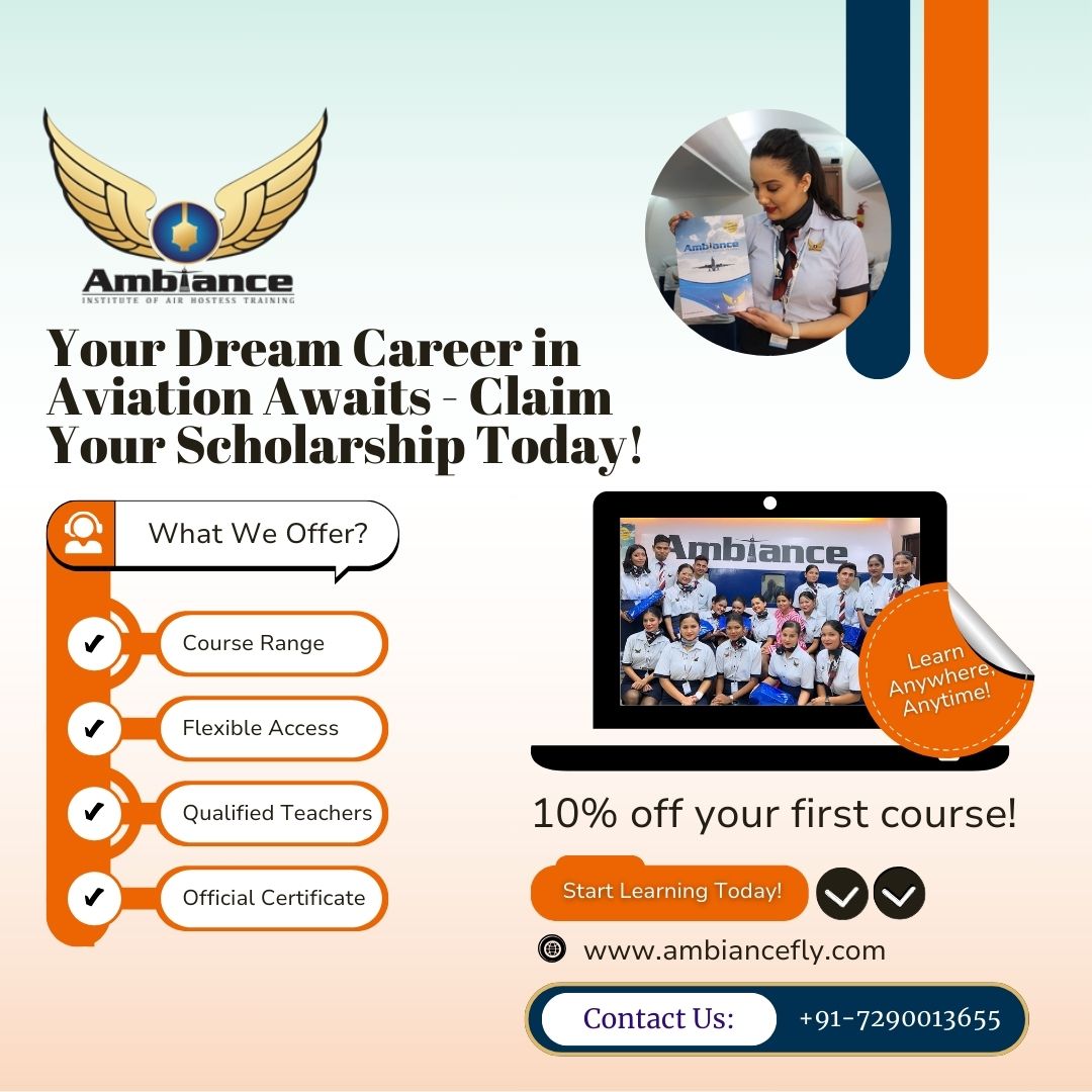 Your Dream Career in Aviation Awaits - Claim Your Scholarship Today!