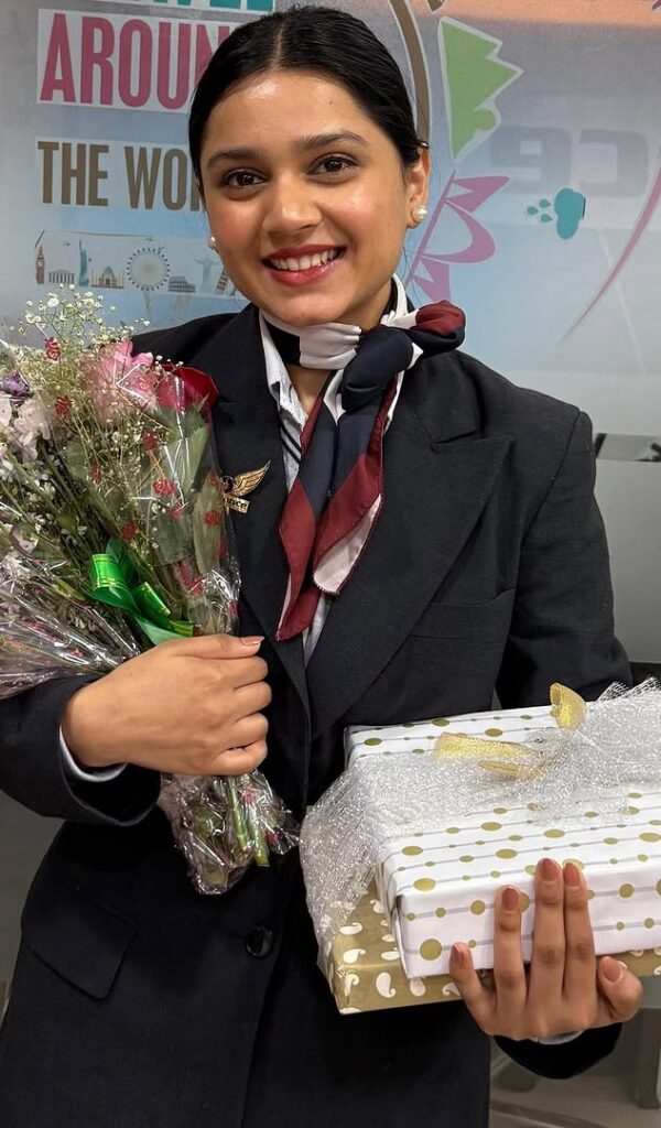Cabin crew training with ambiance fly
