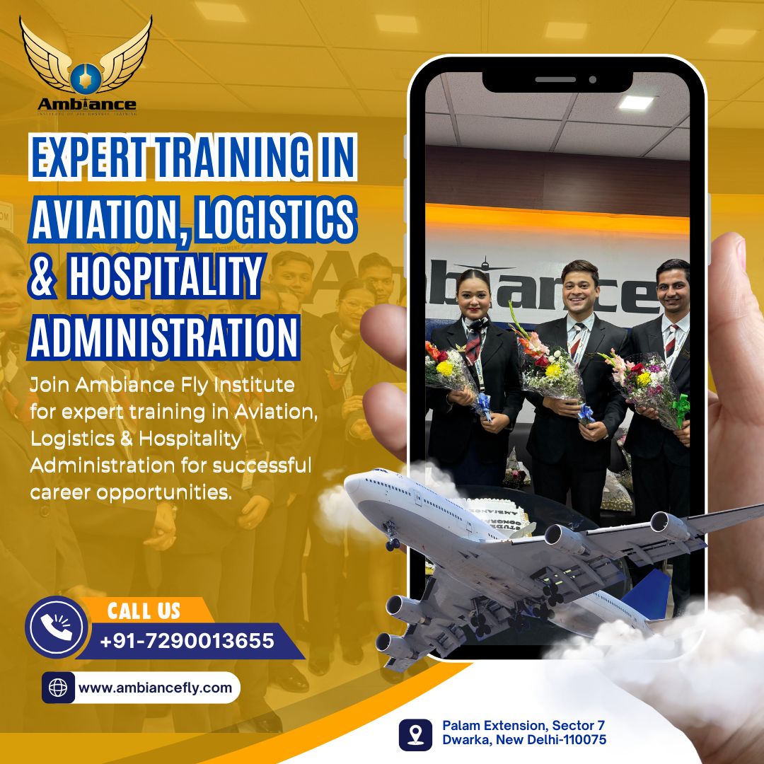 Expert training in Aviation, Logistics & Hospitality Administration