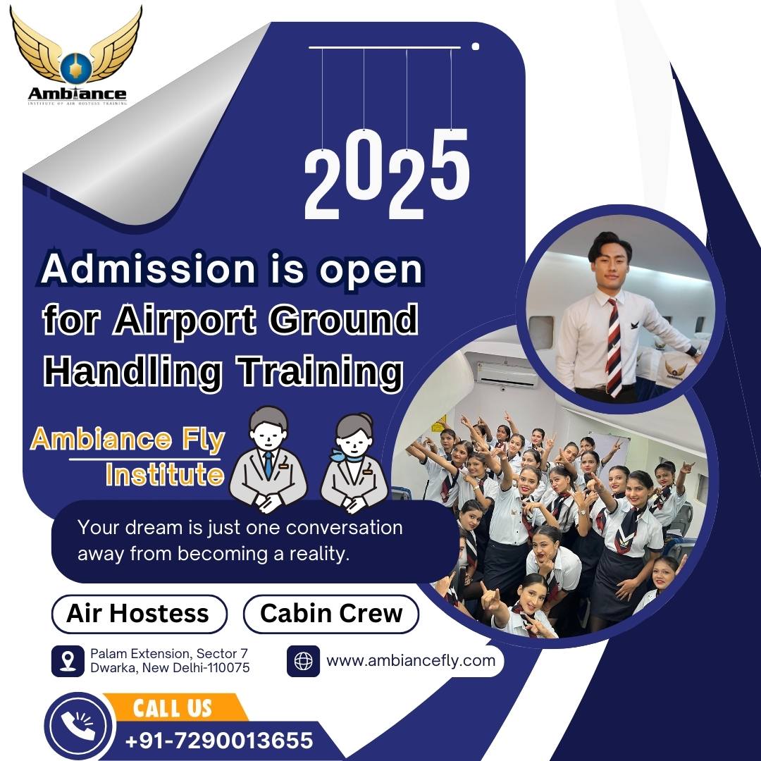 Admission is open for Airport Ground Handling Training