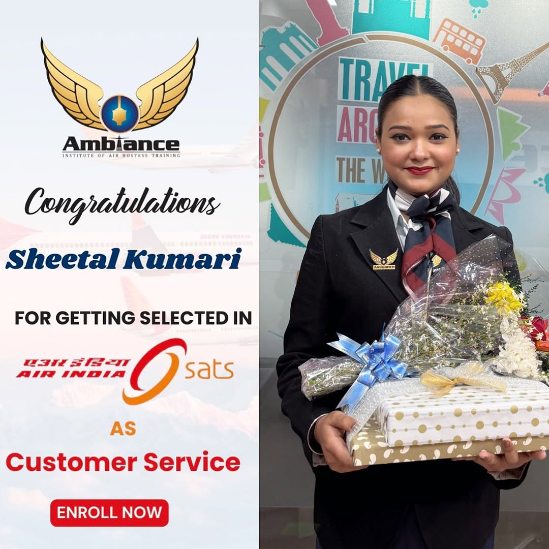 student SHEETAL KUMARI has been placed at Air India!