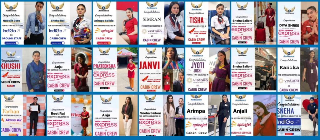 ambiance fly air hostess training institute in delhi