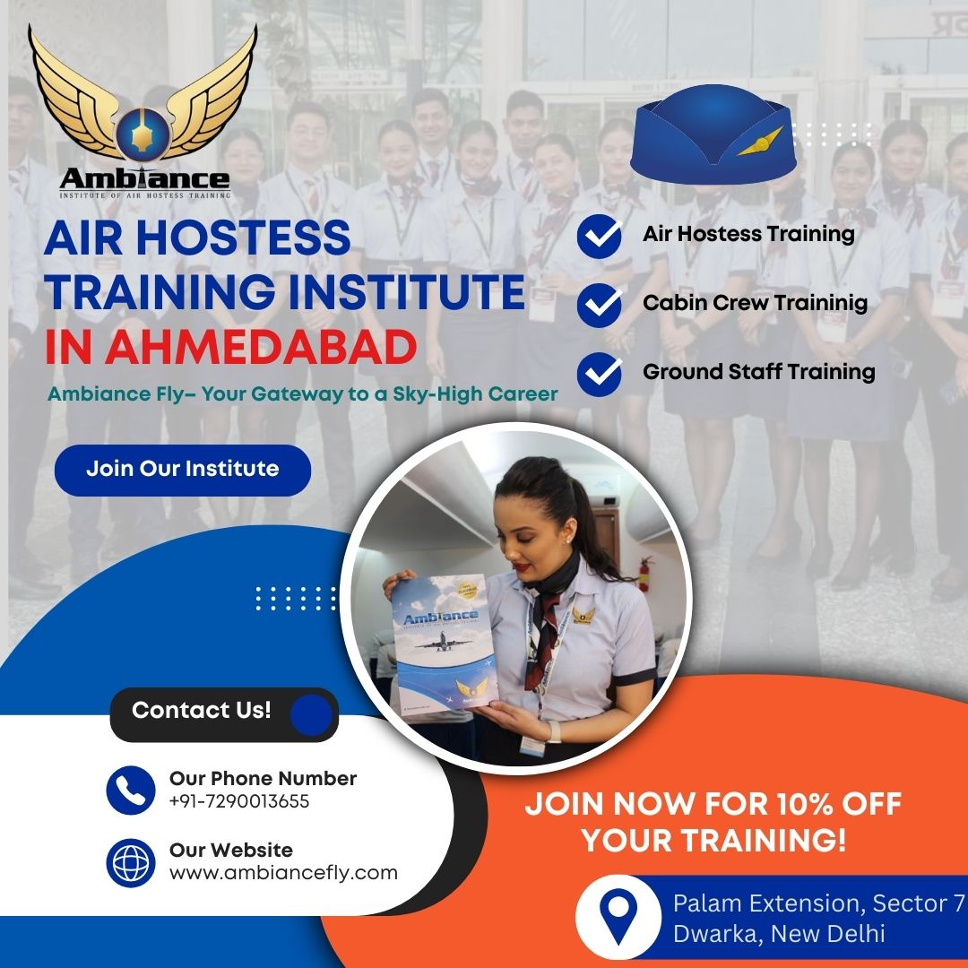 Air Hostess Training Institute in Ahmedabad