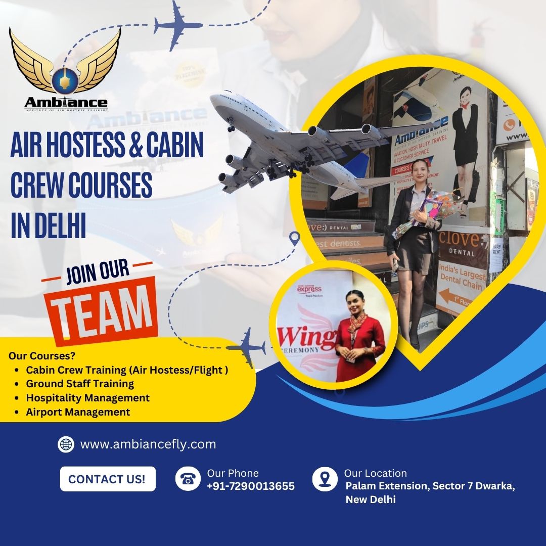 Air Hostess & Cabin Crew Courses in Delhi